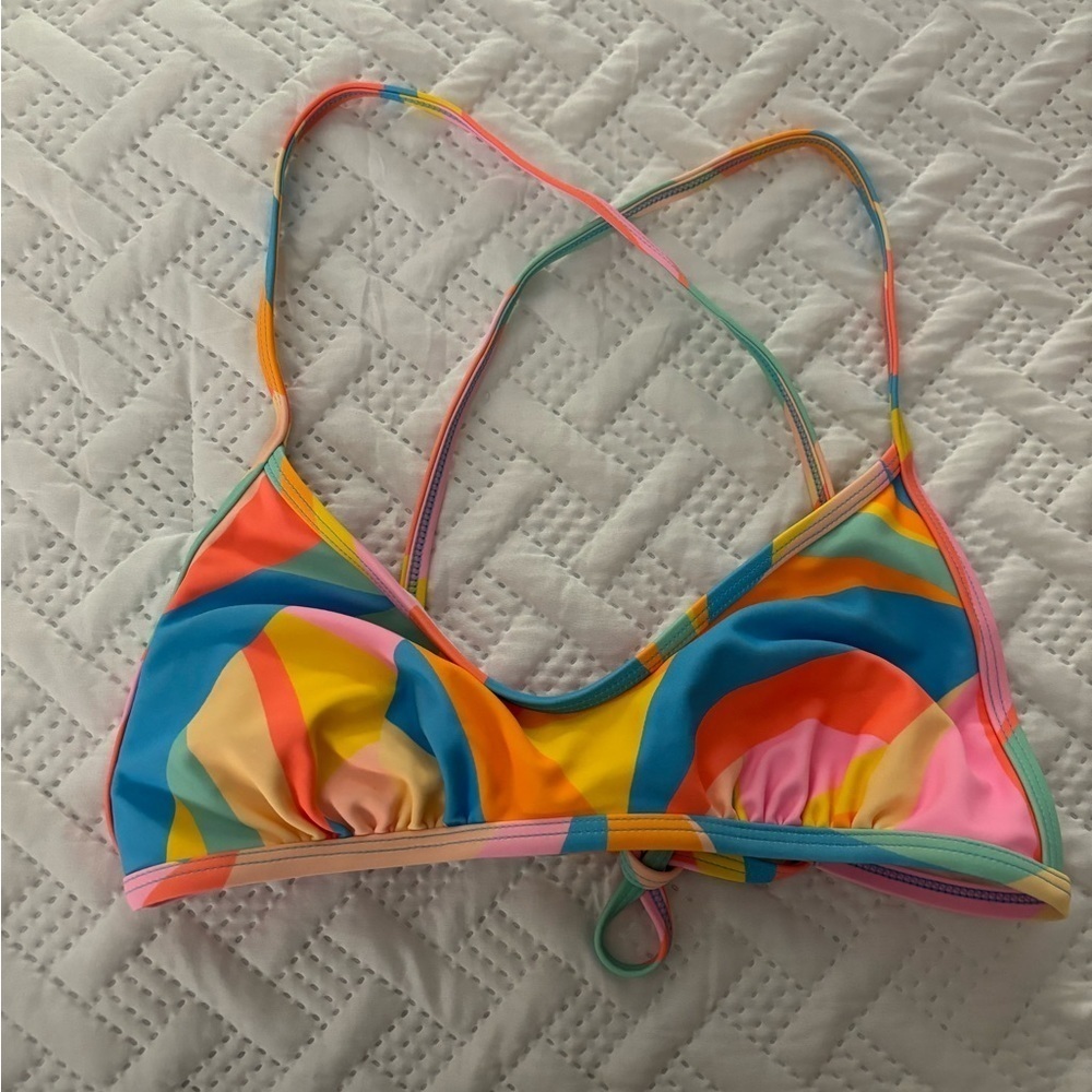Colorful bathing suit top